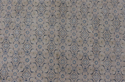 Measures: 10'2 x 13'6 Antique Persian Tabriz Rug with All - Over Small Tribal Design in Muted Tones. Keivan Woven Arts / rug EN - 15181, country of origin / type: Persian / Tabriz, circa Early - 20th century. This Tabriz rug features a relativ... - Keivan Woven ArtsEN - 15181 - 21883Rug