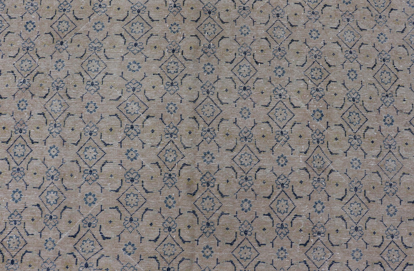 Measures: 10'2 x 13'6 Antique Persian Tabriz Rug with All - Over Small Tribal Design in Muted Tones. Keivan Woven Arts / rug EN - 15181, country of origin / type: Persian / Tabriz, circa Early - 20th century. This Tabriz rug features a relativ... - Keivan Woven ArtsEN - 15181 - 21883