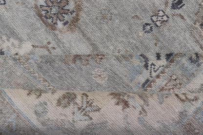 Measures: 9'2 x 12'0 Neutral Color Palette All - Over Floral Design Turkish Oushak Rug. Keivan Woven Arts / rug EN - 15249, country of origin / type: Turkey / Oushak This traditional Oushak rug from Turkey features a subdued, neutral color palet... - Keivan Woven ArtsEN - 15249 - 22440Rug