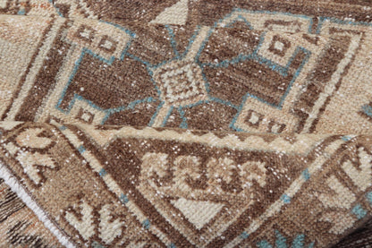 Vintage Runner with large octagonal medallions by Keivan Woven Arts Measures: 2'11" x 10' This exquisite vintage Turkish runner features a trio of large, octagonal medallions placed along the length of the vintage runner. The medallions a... - Keivan Woven ArtsEN - 15870 - 26904Rug