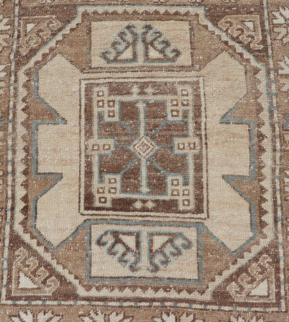 Vintage Runner with large octagonal medallions by Keivan Woven Arts Measures: 2'11" x 10' This exquisite vintage Turkish runner features a trio of large, octagonal medallions placed along the length of the vintage runner. The medallions a... - Keivan Woven ArtsEN - 15870 - 26904Rug