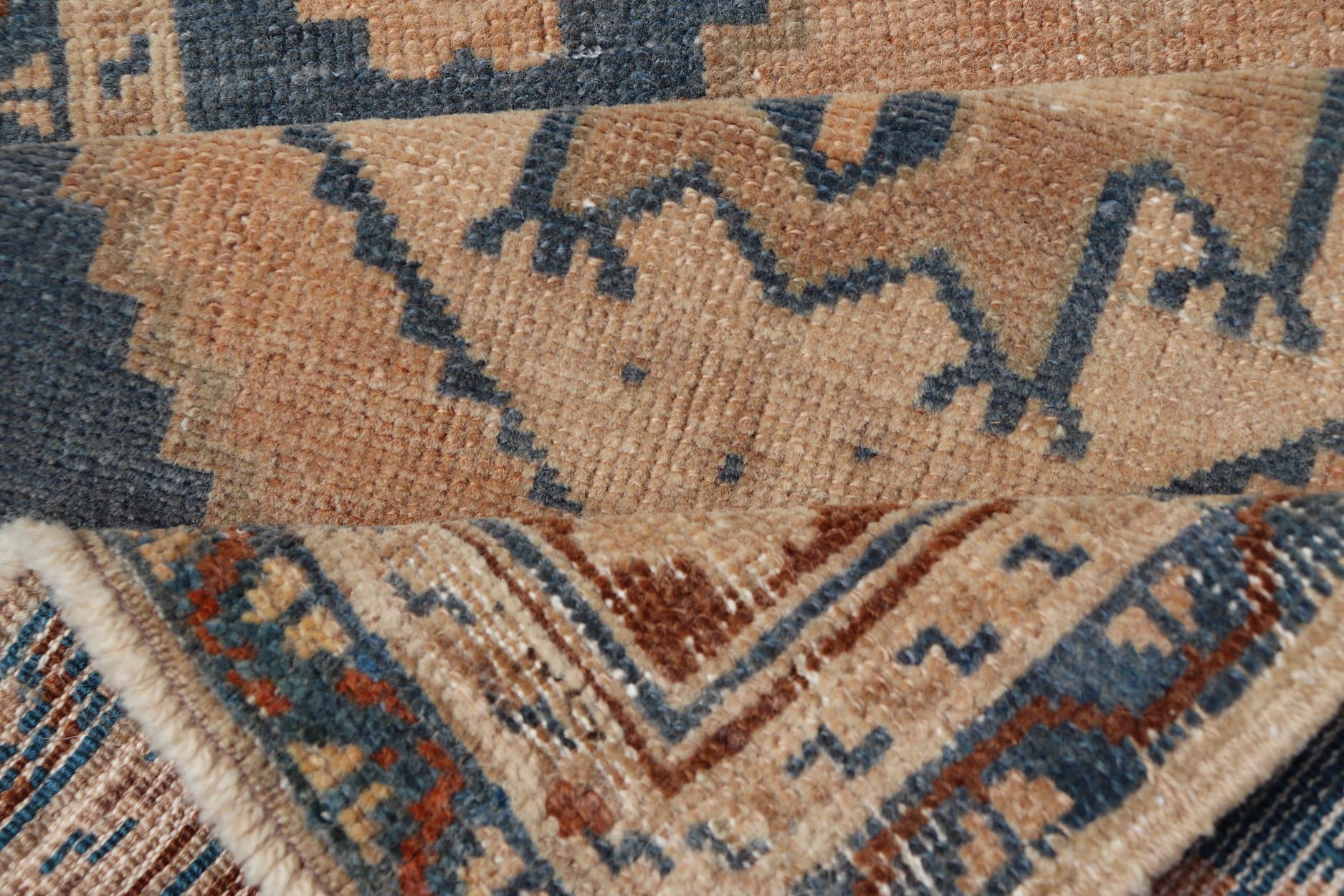 Vintage Turkish Oushak Rug with All - Over Sub - Geometric Medallion Design Vintage Turkish Oushak Rug with All - Over Sub - Geometric Medallion Design. Keivan Woven Arts / rug EN - 15930, country of origin / type: Turkey / Oushak, circa 1950 Mea... - Keivan Woven ArtsEN - 15930 - 24157Rug