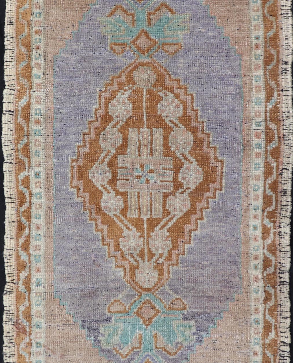 Vintage Turkish Oushak Rug with All - Over Sub - Geometric Medallion Design Vintage Turkish Oushak small mat size Rug with All - Over Sub - Geometric Medallion Design. Keivan Woven Arts / rug EN - 15932, country of origin / type: Turkey / Oushak, circa ... - Keivan Woven ArtsEN - 15932 - 24169Rug