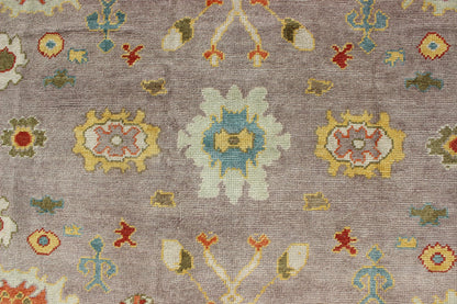 Turkish Oushak All - Over Flower Design. Colorful Turkish Oushak Rug with All - Over Flower Design in Lavender, Light Green Beautiful Turkish Oushak rug with colorful palette and all - over flower design, Keivan Woven Arts/rug en - 165630, country of or... - Keivan Woven ArtsEN - 165630 - 9040Rug