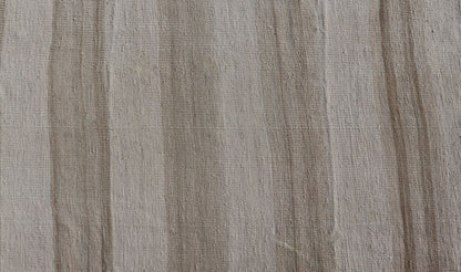 Vintage Turkish Kilim Runner with Stripes in Light Taupe and Neutral Tones. Light Stripe design Kilim runner in cream and taupe. Keivan Woven Arts / rug EN - 165888, country of origin / type: Turkey / Kilim, circa 1950 Measures: 2'4 x 11'9 ... - Keivan Woven ArtsEN - 165888 - 14490Rug