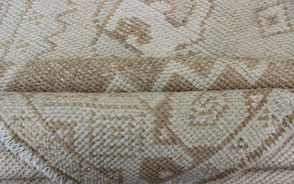 Subdued Vintage Turkish Oushak Runner with Medallions Lightly toned vintage Turkish Runner with Oushak design, Keivan Woven Arts / rug EN - 176032, country of origin / type: Turkey / Oushak, circa 1940. This vintage Turkish Oushak runner fe... - Keivan Woven ArtsEN - 176032 - 10233Rug