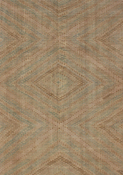 Vintage Hand - Woven Turkish Kilim Rug With Geometric Diamond Design Kilim rug vintage from Turkey in shades of brown and rust with small geometric motifs. Keivan Woven Arts/ rug en - 176604, country of origin / type: Turkey / Kilim, circa 1950. ... - Keivan Woven ArtsEN - 176604 - 11046Rug