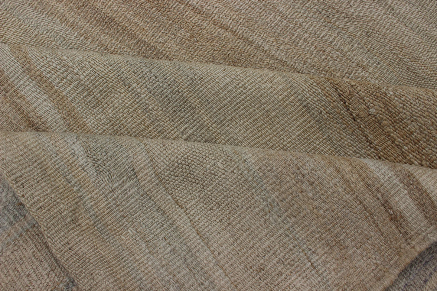 Striped Flat - Weave Vintage Turkish Kilim Wide Gallery Runner With Light Colors Stripe design Kilim gallery runner from Turkey. Keivan Woven Arts / rug EN - 176830, country of origin / type: Turkey / Kilim, circa 1950 This lightly - colore... - Keivan Woven ArtsEN - 176830 - 11956Rug