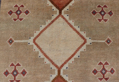 Vintage Hand Knotted Tulu - Gabbeh Rug with Tribal Design of Medallions Tribal Design Vintage Hand Knotted Tulu - Gabbeh Rug with Medallions rug EN - 178171, Keivan Woven Arts / country of origin / type: Turkey / Gabbeh - Tulu, circa 1950 ... - Keivan Woven ArtsEN - 178171 - 17472Rug