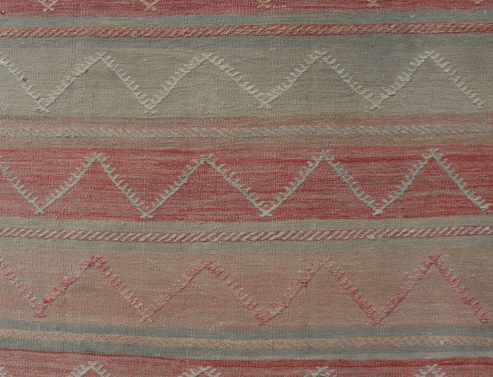 Multicolored Vintage Gallery Turkish Large Kilim Rug with Stripe Design Multicolored Vintage Gallery Turkish Large Kilim Rug with Stripe Design. Keivan Woven Arts / rug EN - 178919 country of origin / type: Turkey / Kilim, circa mid - 20th century ... - Keivan Woven ArtsEN - 178919 - 17532Rug