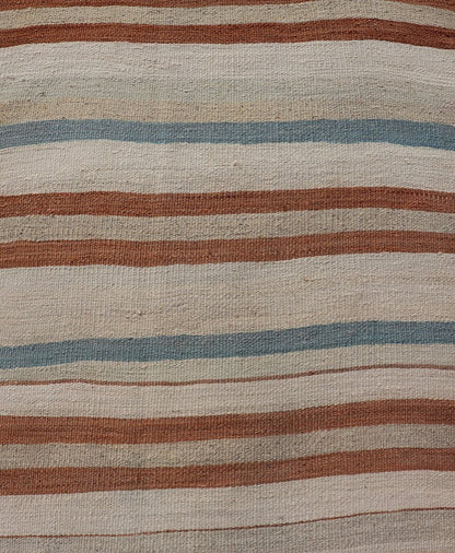 Striped Design Vintage Turkish Kilim Runner in Multi Colors Keivan Woven Arts / rug EN - 179704, country of origin / type: Turkey / Kilim, circa 1950 Measures: 2'7 x 11'10 This vintage flat - woven kilim runner features a minimalist design r... - Keivan Woven ArtsEN - 179704 - 17622Rug
