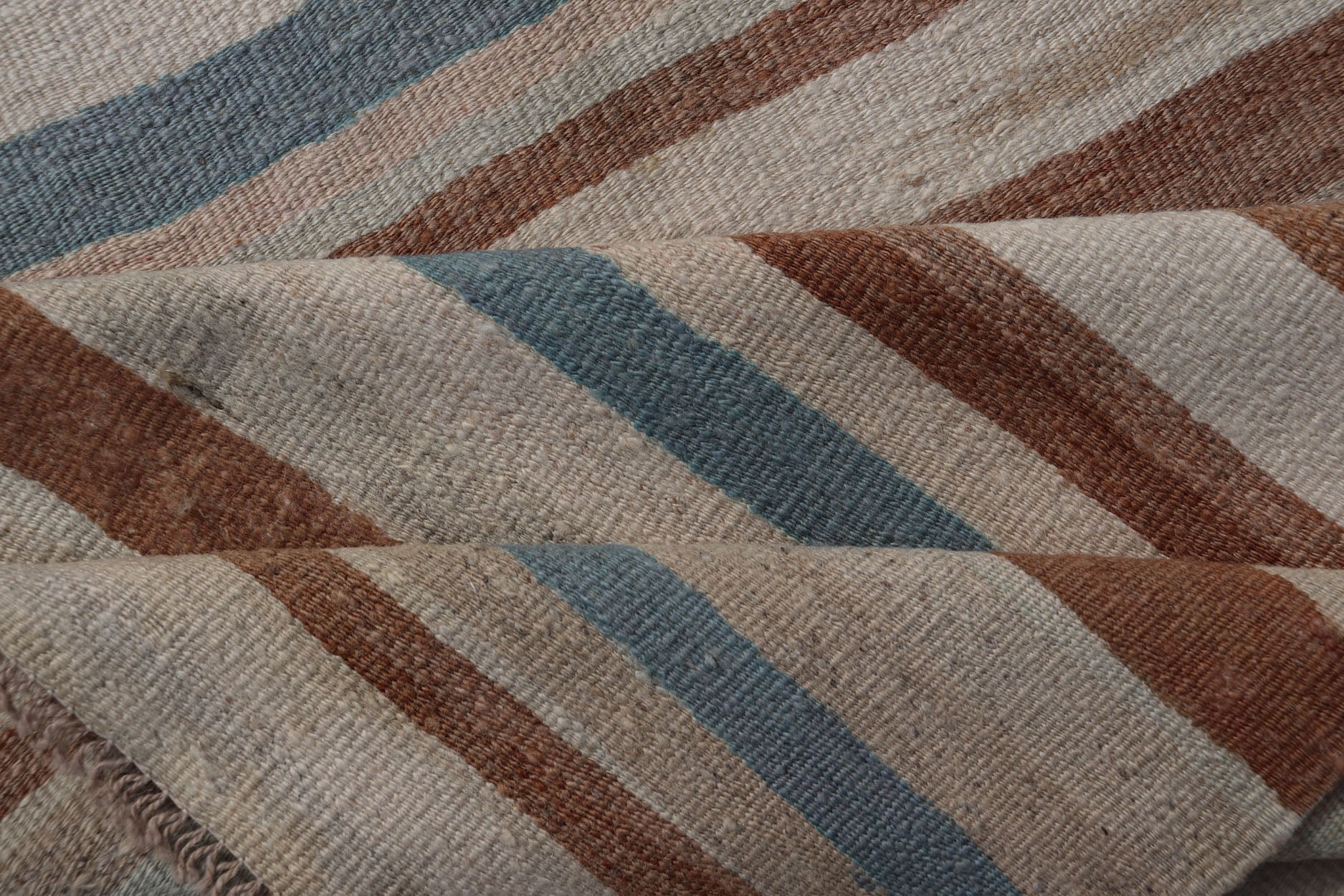 Striped Design Vintage Turkish Kilim Runner in Multi Colors Keivan Woven Arts / rug EN - 179704, country of origin / type: Turkey / Kilim, circa 1950 Measures: 2'7 x 11'10 This vintage flat - woven kilim runner features a minimalist design r... - Keivan Woven ArtsEN - 179704 - 17622Rug