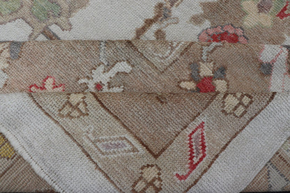 Over - Sized Oushak Turkish Rug With Large Scale Sub Geometric Design Keivan Woven Arts - Large Turkish Oushak rug with array of light and medium tone colors and large scale tribal design, rug EN - 5059, country of origin / type: Turkey / Oushak, 201... - Keivan Woven ArtsEN - 5059 - 14468Rug
