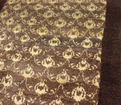 Vintage Turkish Tulu Carpet with Light Yellow and Brown All - Over Design All - Over Design Vintage Turkish Tulu Carpet in Brown rug/en - 680 origin/turkey kwarugs Its brown ground is home to an all - over floral design rendered in various sha... - Keivan Woven ArtsEN - 680 - 4458Rug