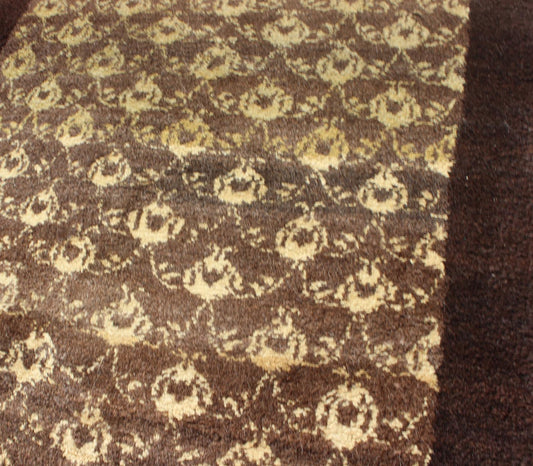 Vintage Turkish Tulu Carpet with Light Yellow and Brown All - Over Design All - Over Design Vintage Turkish Tulu Carpet in Brown rug/en - 680 origin/turkey kwarugs Its brown ground is home to an all - over floral design rendered in various sha... - Keivan Woven ArtsEN - 680 - 4458Rug