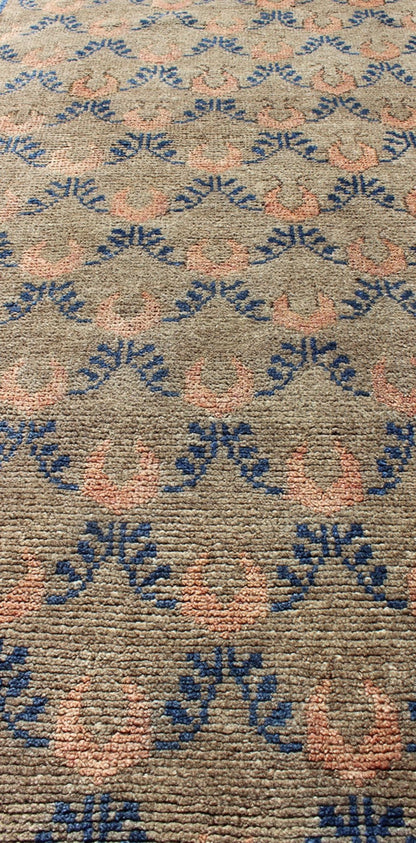 All - Over Vintage Turkish Tulu Rug with Vining Latticework in Tan, Cream, Blue, rug en - 603, country of origin / type: Turkey / Tulu, circa mid - 20th century This vintage Turkish Tulu carpet (circa mid - 20th century) features an all - over pattern of ... - Keivan Woven ArtsEN - 760 - 3441Rug