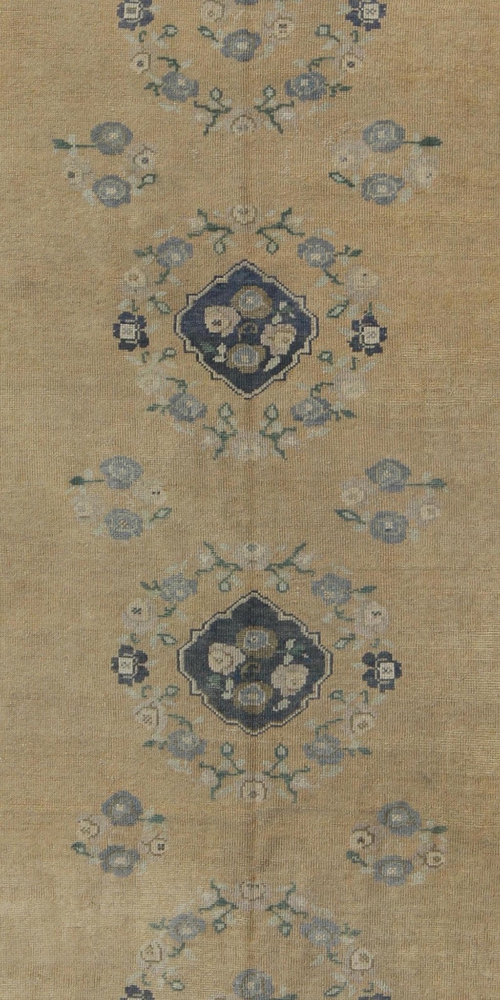 Oushak Gallery Rug from Mid - 20th Century Turkey with Floral Design Gallery Rug from Mid - 20th Century Turkey with Floral Design Keivan Woven Arts / rug/en - 86026 origin/turkey kwarugs This beautiful vintage Oushak runner from mid - 20th cent... - Keivan Woven ArtsEN - 86026 - 2089Rug