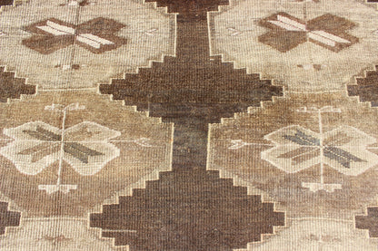 Vintage Turkish Kars Rug With All Over Geometric Design in Chocolate Brown and Earth Tones Keivan Woven Arts - Vintage Turkish Kars Rug with All Over Geometric Design in Brown and Neutrals. Rug/, Turkish Rug This stunning Turkish rug from ... - Keivan Woven ArtsEN - 94279 - 2390Rug
