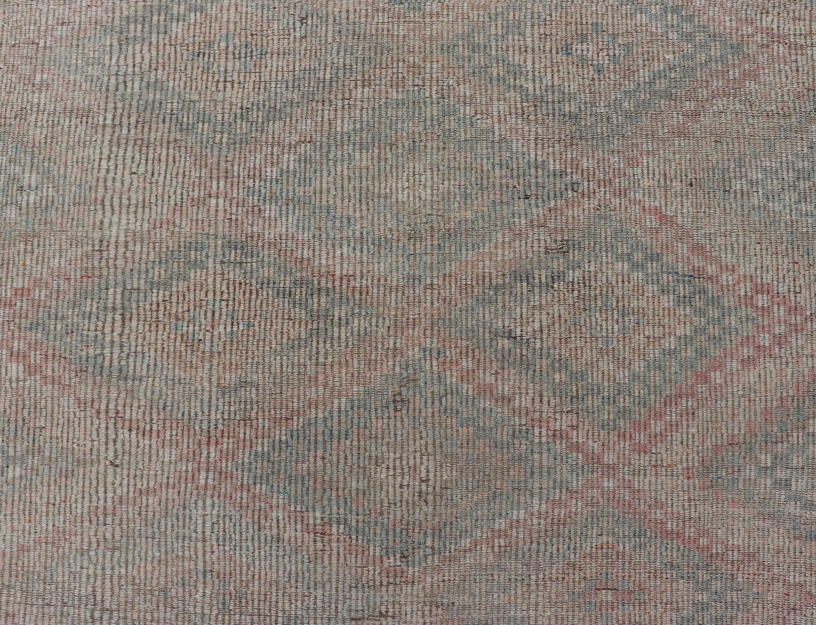 Vintage Turkish Embroidered Flat - Weave Rug with Geometric Design Vintage Turkish Embroidered Flat - Weave Long Rug with Neutral - Toned Geometric Design. Keivan Woven Arts - Geometric design vintage Kilim gallery rug from Turkey rug EN - P13110, countr... - Keivan Woven ArtsEN - P13110 - 17694Rug