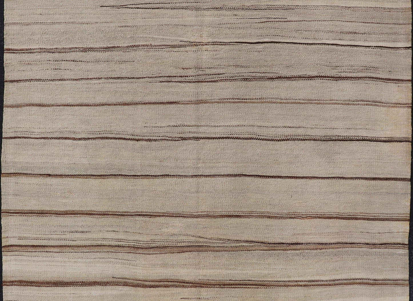 Vintage Flat Weave Turkish Kilim with Stripes in Tan, Taupe, Cream, and Brown Vintage Flat Weave Turkish Kilim with Stripes in Tan, Taupe, Cream, and Brown Vintage Turkish Kilim, Keivan Woven Arts / rug EN - P13141, country of origin / type:... - Keivan Woven ArtsEN - P13141 - 17706Rug