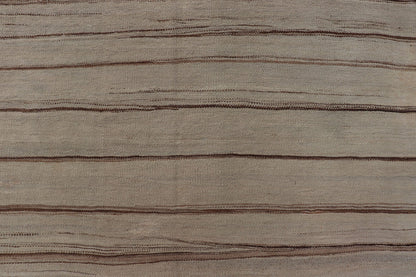 Vintage Flat Weave Turkish Kilim with Stripes in Tan, Taupe, Cream, and Brown Vintage Flat Weave Turkish Kilim with Stripes in Tan, Taupe, Cream, and Brown Vintage Turkish Kilim, Keivan Woven Arts / rug EN - P13141, country of origin / type:... - Keivan Woven ArtsEN - P13141 - 17706Rug