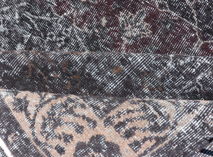 Over Dyed Gallery Oushak with All - Over Floral Design in Charcoal, Cream & Grays Over Dyed In Charcoal, Cream & Grays Gallery Oushak with All - Over Floral Design. Keivan Woven Arts / rug EN - P13612, country of origin / type: Turkey / Oushak, circa ... - Keivan Woven ArtsEN - P13612 - 17862Rug