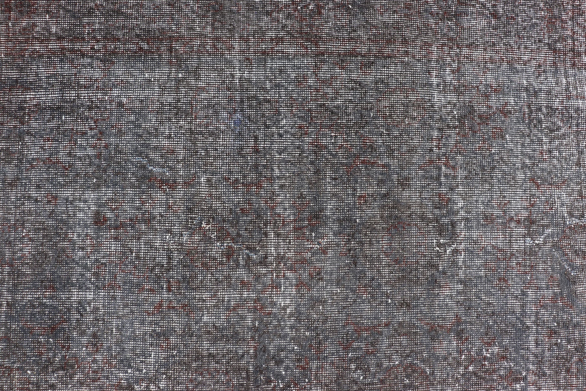 Vintage Turkish Overdyed Oushak with Floral Design in in Gray, Brown & Charcoal Vintage Turkish Overdyed Oushak with Floral Design in in Gray, Brown & Charcoal. Keivan Woven Arts / rug EN - P13613, country of origin / type: Turkey / Oushak, circa ... - Keivan Woven ArtsEN - P13613 - 17868Rug