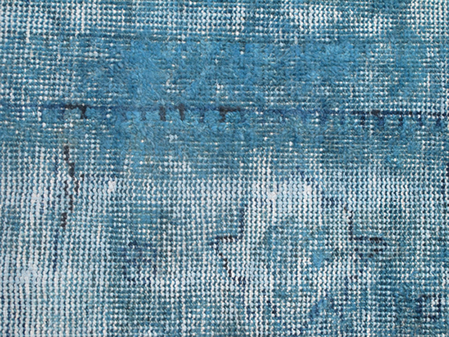 Blue and Ivory Antique Oushak Rug Overdyed with Classical Design/Composition. Keivan Woven Arts / rug G - 0403, country of origin / type: Turkey / Oushak, circa 1920 Measures: 10 x 12'1 This antique Turkish carpet with a classical composition has ... - Keivan Woven ArtsG - 0403 - 3058Rug