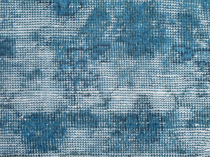 Blue and Ivory Antique Oushak Rug Overdyed with Classical Design/Composition. Keivan Woven Arts / rug G - 0403, country of origin / type: Turkey / Oushak, circa 1920 Measures: 10 x 12'1 This antique Turkish carpet with a classical composition has ... - Keivan Woven ArtsG - 0403 - 3058Rug