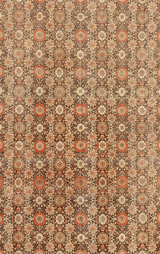 Antique Persian Haj Jalili Tabriz Rug - G - 0701 This exemplary Tabriz Haj Jalili rug is a masterpiece of the Craft, flourishing an incredible intricate pattern of vine - scrolls and palmettes. A testament to the amazing heights of craftsmanship achie... - Keivan Woven ArtsG - 0701 - 1823Rug
