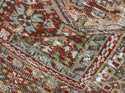 Vintage Persian Karadjeh rug with three medallion geometric tribal design, rug gng - 4749, country of origin / type: Iran / Karadjeh, circa 1930 This early 20th century, handwoven antique Persian Karadjeh rug features a red - colored field imbued wi... - Keivan Woven ArtsGNG - 4749 - 9914Rug