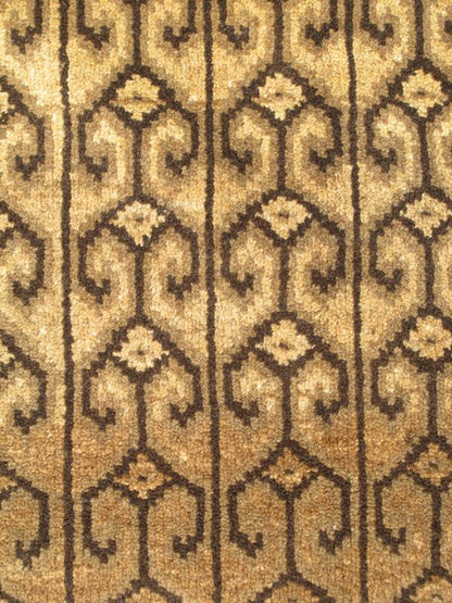Semi antique Persian Belouch rug with tribal geometric design in brown tones, rug h - 102 - 45, country of origin / type: Iran / Belouch, circa 1950 This vintage/ semi antique Belouchi rug was handwoven in the mid - 20th century and bears a unique all... - Keivan Woven ArtsH - 102 - 45 - 1790Rug