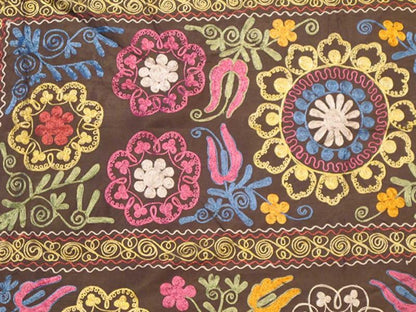Keivan Woven Arts, H - 1306 - 6, 3'9 x 6'2 Vintage Suzani Embroidery Shawl Suzani Vintage Embroidery "Suzani" means needlework and these embroideries are some of the most characteristic forms of textile art from Central Asia. The mastery o... - Keivan Woven ArtsH - 1306 - 6 - 4284Rug