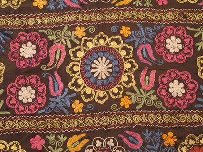 Keivan Woven Arts, H - 1306 - 6, 3'9 x 6'2 Vintage Suzani Embroidery Shawl Suzani Vintage Embroidery "Suzani" means needlework and these embroideries are some of the most characteristic forms of textile art from Central Asia. The mastery o... - Keivan Woven ArtsH - 1306 - 6 - 4284Rug