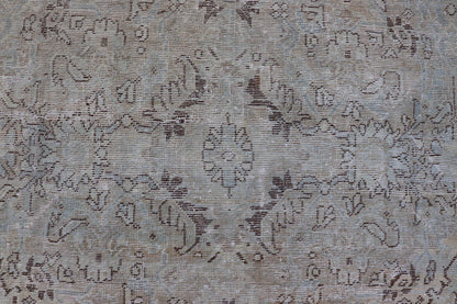Vintage Persian Mahal Rug with Sub - Geometric Design With Small Medallion Keivan Woven Arts / Country of origin: Iran; Type: Mahal; Design: Diamond Medallion, Floral Medallion; Keivan Woven Arts: Rug H - 701 - 03. Measures: 7'0 x 9'11 This vintag... - Keivan Woven ArtsH - 701 - 03 - 1269Rug