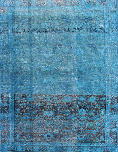 This beautiful antique Malayer rug from Iran was handwoven and bears a remarkably unique all - over design rendered in tones of blue. The combination of its early period creation and its one - of - a - kind design makes this a rare and desirable piece. Meas... - Keivan Woven ArtsH - 711 - 30 - 1225Rug