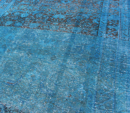 This beautiful antique Malayer rug from Iran was handwoven and bears a remarkably unique all - over design rendered in tones of blue. The combination of its early period creation and its one - of - a - kind design makes this a rare and desirable piece. Meas... - Keivan Woven ArtsH - 711 - 30 - 1225Rug