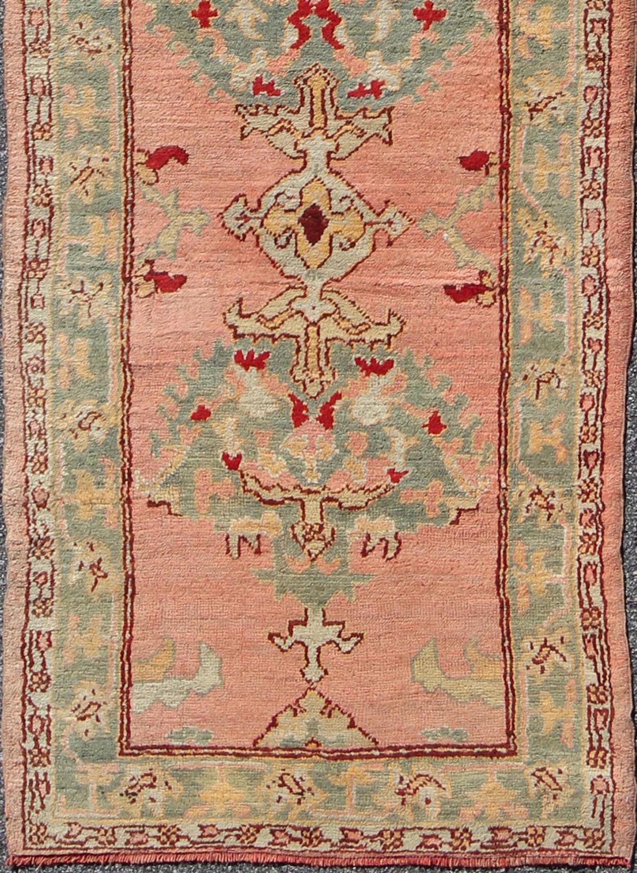 Antique Indian Amritsar rug with empty field and ornate, rich red border, rug g - 0206, country of origin / type: India / Amritsar, circa 1910 This carpet was woven in Agra in the early 20th century and is the proud heir to the great tradition of ... - Keivan Woven ArtsH8 - 0402 - 1416Rug