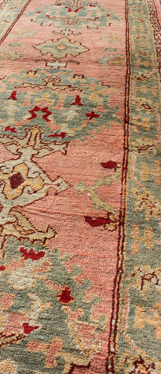 Antique Indian Amritsar rug with empty field and ornate, rich red border, rug g - 0206, country of origin / type: India / Amritsar, circa 1910 This carpet was woven in Agra in the early 20th century and is the proud heir to the great tradition of ... - Keivan Woven ArtsH8 - 0402 - 1416Rug