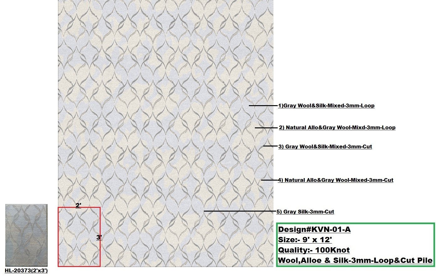 nan - Keivan Woven ArtsHCI - HL - 20373 - 10528Rug