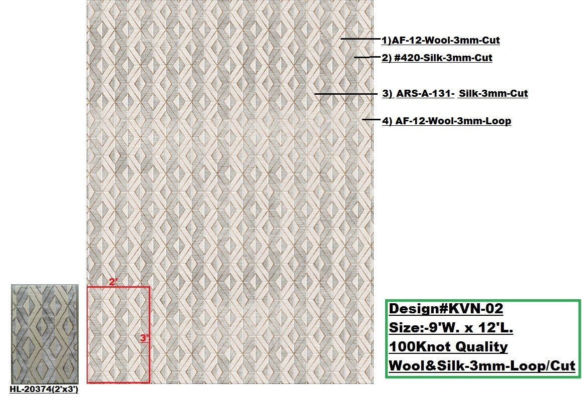 nan - Keivan Woven ArtsHCI - HL - 20374 - 10532Rug