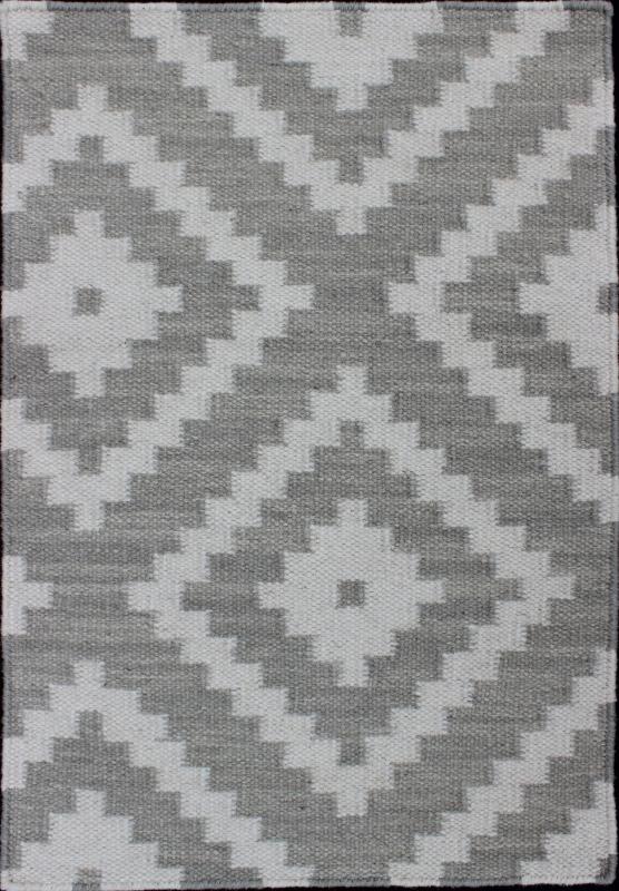 Grey - Keivan Woven ArtsIN - IAG - 103 - 2546 - Grey - 7657Rug