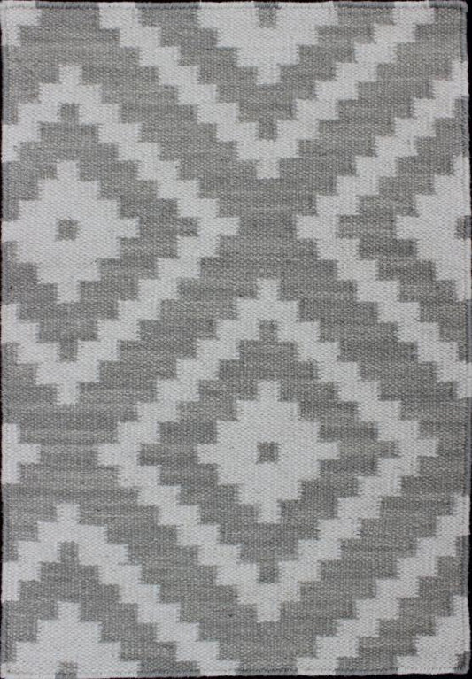 Grey - Keivan Woven ArtsIN - IAG - 103 - 2546 - Grey - 7657Rug