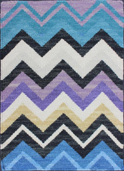 TURQUOISE - Keivan Woven ArtsIN - IAG - 105 - 1795 - Turquoise - 7661Rug