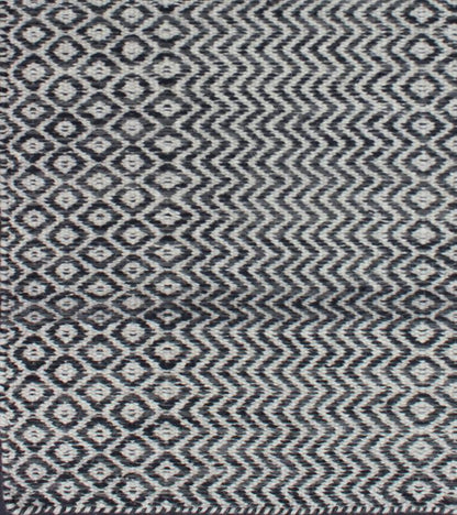 GREY/BLACK - Keivan Woven ArtsIN - IAG - 117 - 2488 - GreyBlack - 7683Rug