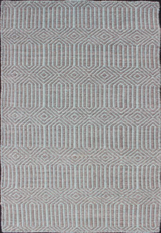 nan - Keivan Woven ArtsIN - IAG - 118 - 2150 - TURQ - L.GRAY - 7949Rug