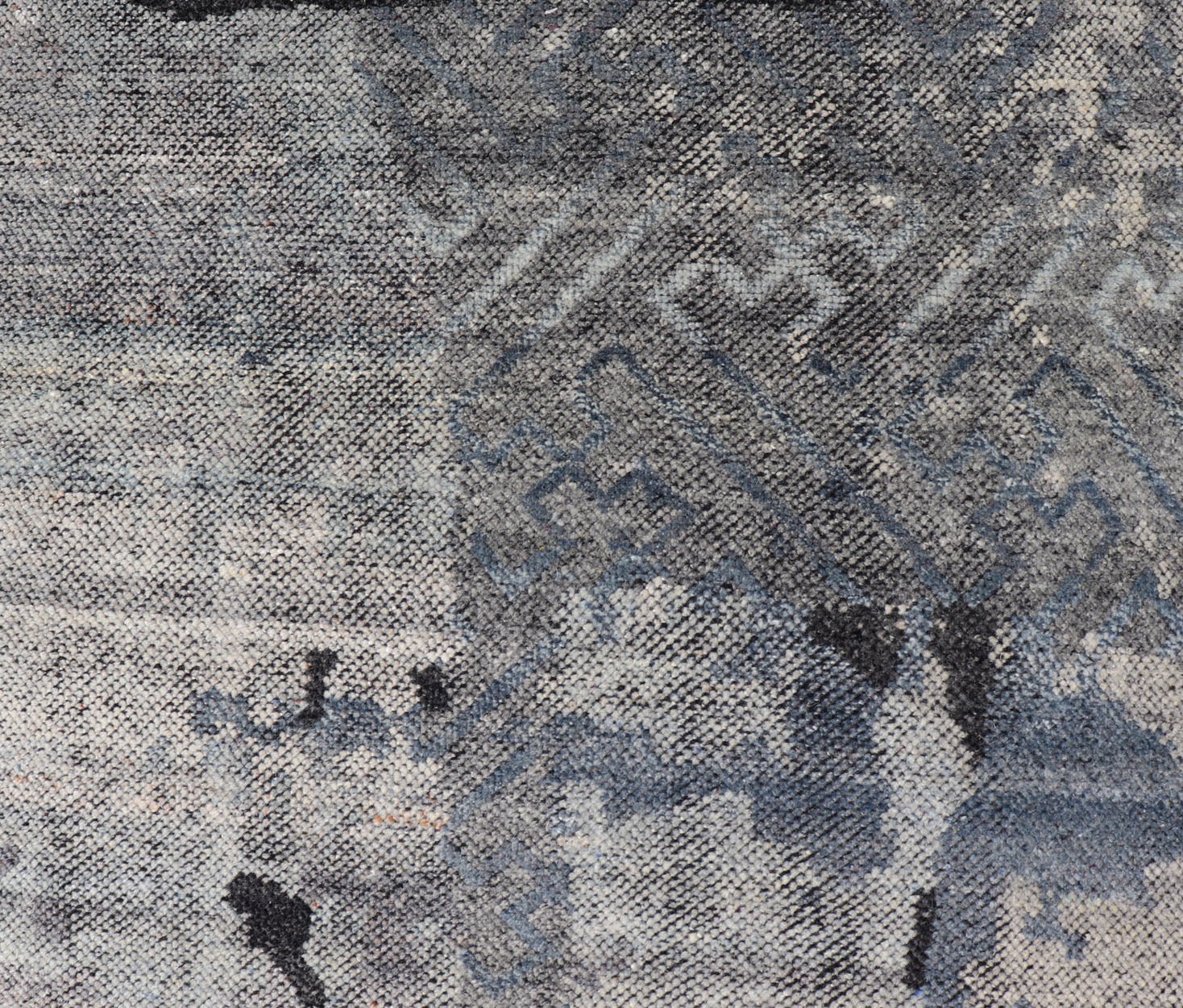 Modern Abstract Area Rug in Dark Neutrals, All - Over Minimal Design Measures 4' x 5'11 This abstract modern design is very popular, with these stylizations being found more and more often in modern interiors and magazines. The sporadic pl... - Keivan Woven ArtsIN - ILM - 160 - MK - 5039 - 20910Rug