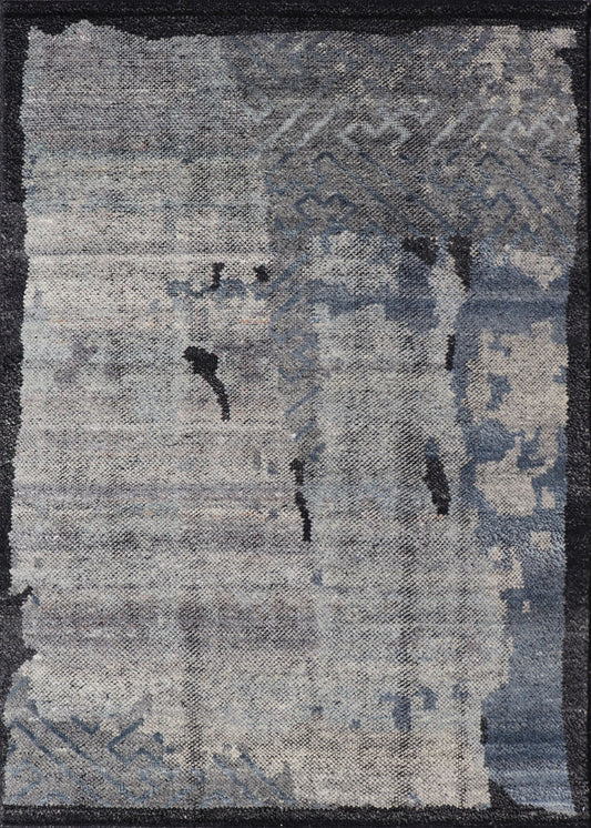 Modern Abstract Area Rug in Dark Neutrals, All - Over Minimal Design Measures 4' x 5'11 This abstract modern design is very popular, with these stylizations being found more and more often in modern interiors and magazines. The sporadic pl... - Keivan Woven ArtsIN - ILM - 160 - MK - 5039 - 20910