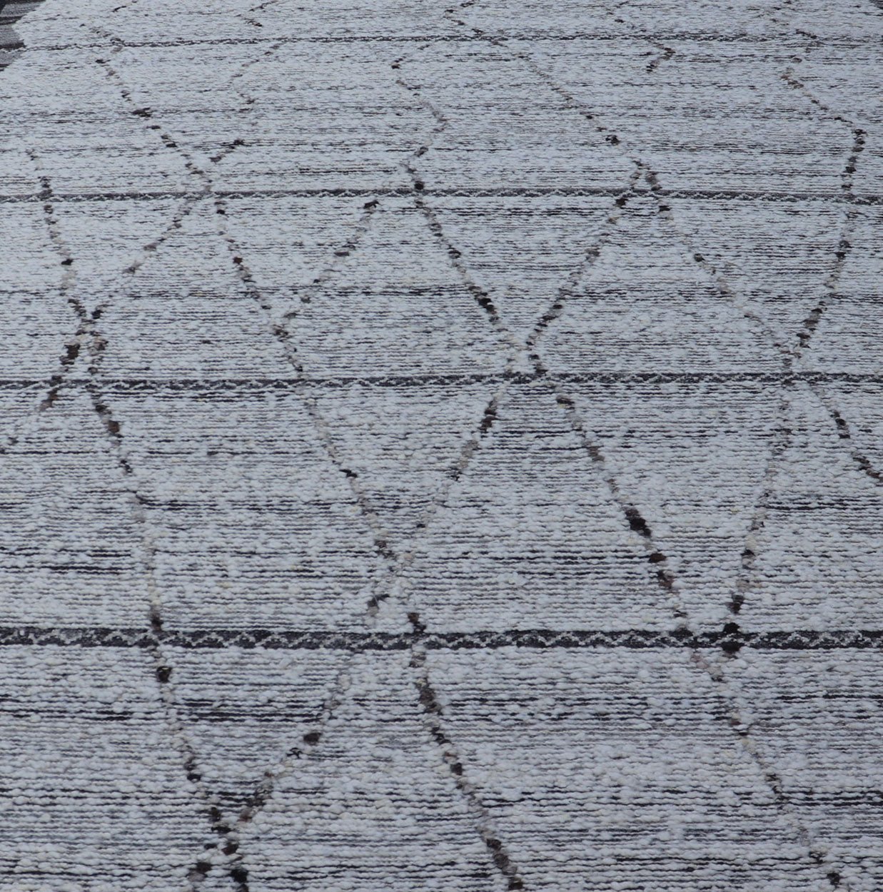 All - Neutral Modern Rug in Off White, Gray and Black Diamond Minimalist Design. Country of Origin: India; Type: Modern; Design: Diamond, Minimal; Keivan Woven Arts: rug IN - ILM - 171 - MFL - 0007; Indian All - Neutral Modern Large Area Rug Measures 8'1 x ... - Keivan Woven ArtsIN - ILM - 171 - MFL - 0007 - 21000Rug