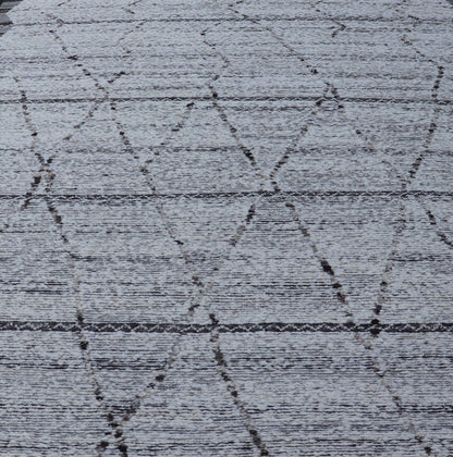 All - Neutral Modern Rug in Off White, Gray and Black Diamond Minimalist Design. Country of Origin: India; Type: Modern; Design: Diamond, Minimal; Keivan Woven Arts: rug IN - ILM - 171 - MFL - 0007; Indian All - Neutral Modern Large Area Rug Measures 8'1 x ... - Keivan Woven ArtsIN - ILM - 171 - MFL - 0007 - 21000Rug